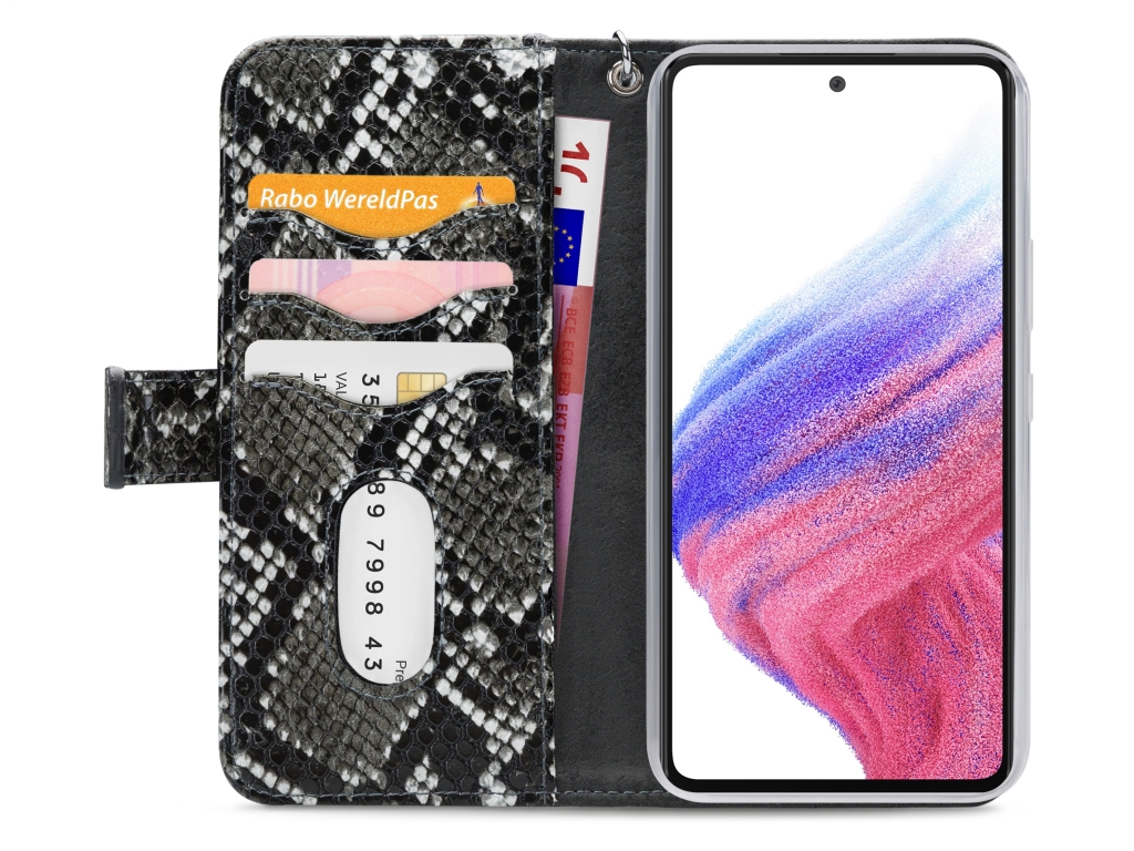 Mobilize 2in1 Magnet Zipper Case Samsung Galaxy A53 5G Black/Snake