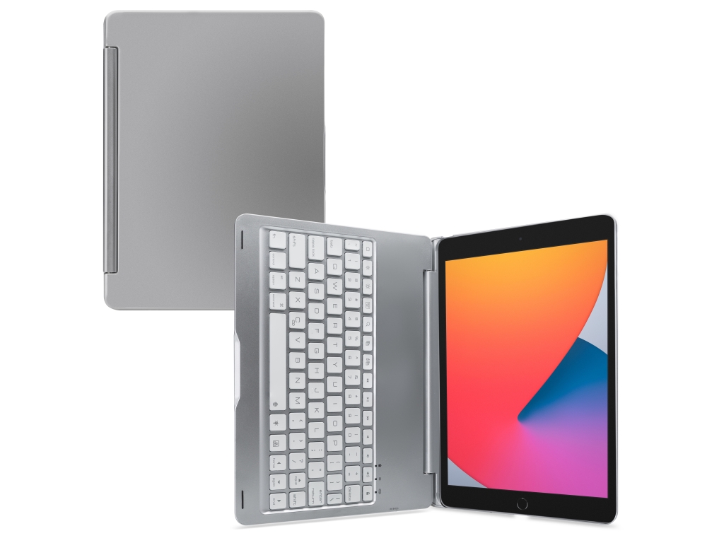 Mobilize Aluminium BT Keyboard Case for Apple iPad 10.2 (2020)/Air 10.5/Pro 10.5 Silver QWERTY