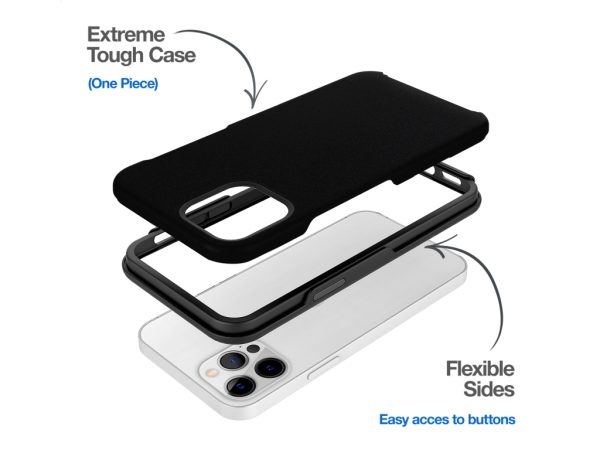 Mobilize Extreme Tough Case Apple iPhone 6/6s/7/8/SE (2020/2022) Black