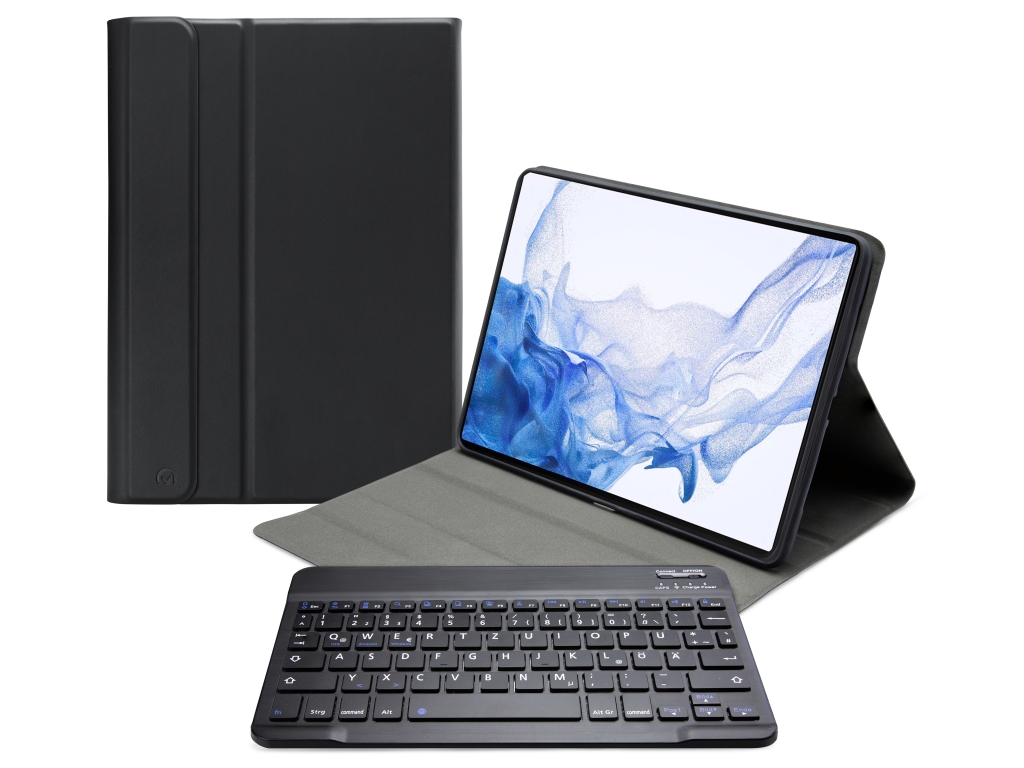 Mobilize Detachable Bluetooth Keyboard Case Samsung Galaxy Tab S7+/S8+ 12.4 Black QWERTZ