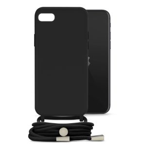 Mobilize Lanyard Gelly Case for Apple iPhone 6/6S/7/8/SE (2020/2022) Black