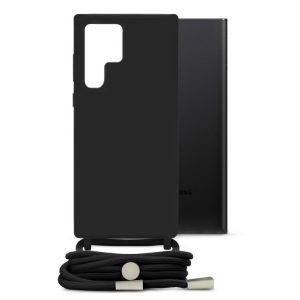 Mobilize Lanyard Gelly Case for Samsung Galaxy S22 Ultra 5G Black