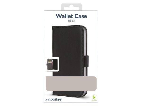 Mobilize Classic Gelly Wallet Book Case vivo Y33s Black