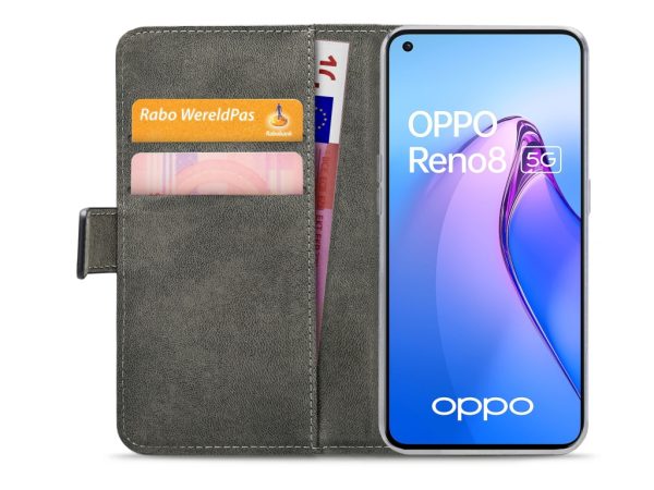 Mobilize Classic Gelly Wallet Book Case OPPO Reno8 5G Black