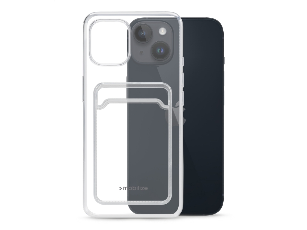 Mobilize Gelly Card Case Apple iPhone 14 Clear