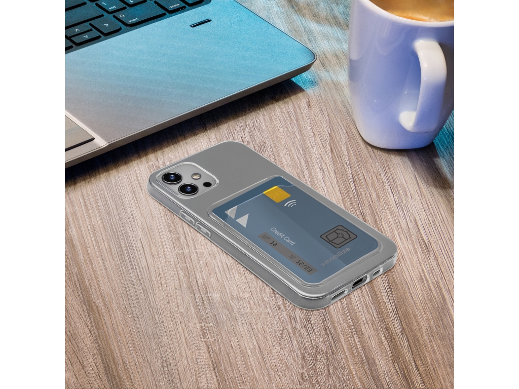 Mobilize Gelly Card Case Apple iPhone 14 Pro Max Clear