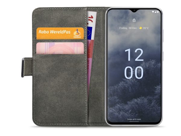 Mobilize Classic Gelly Wallet Book Case Nokia G60 5G Black