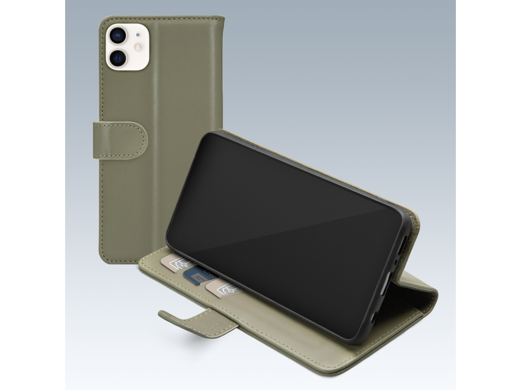 Mobilize Premium Gelly Wallet Book Case Apple iPhone 12/12 Pro Green