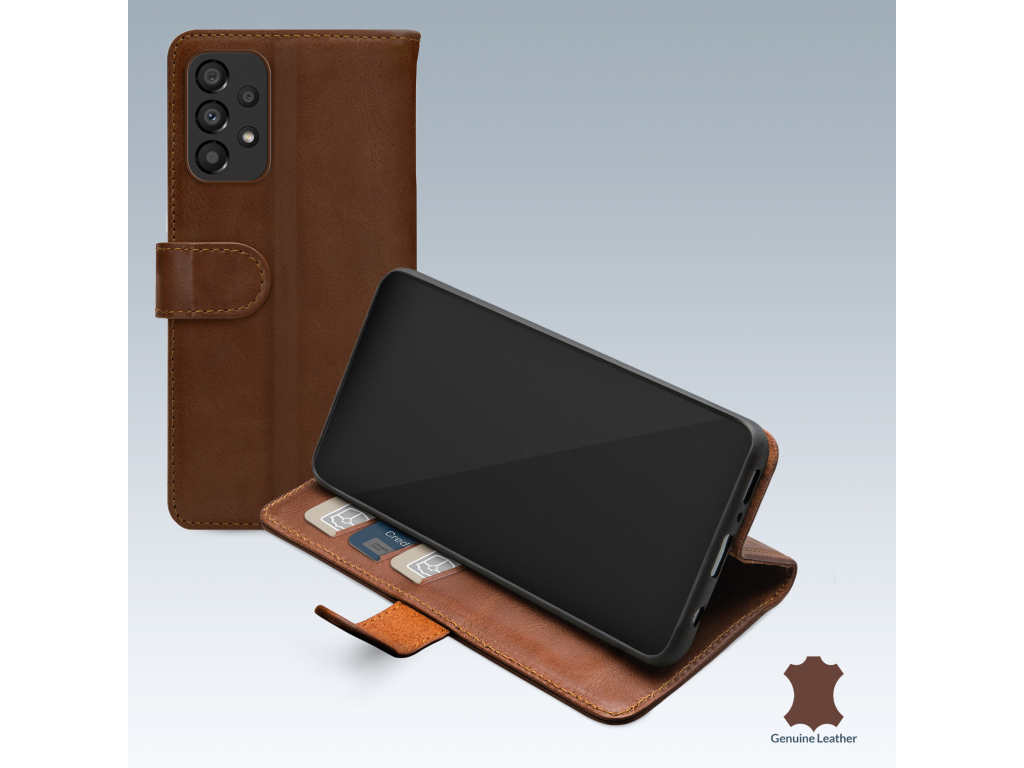 Mobilize Leather Wallet Samsung Galaxy A33 5G Brown