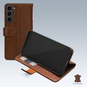 Mobilize Leather Wallet Samsung Galaxy S23+ 5G Brown