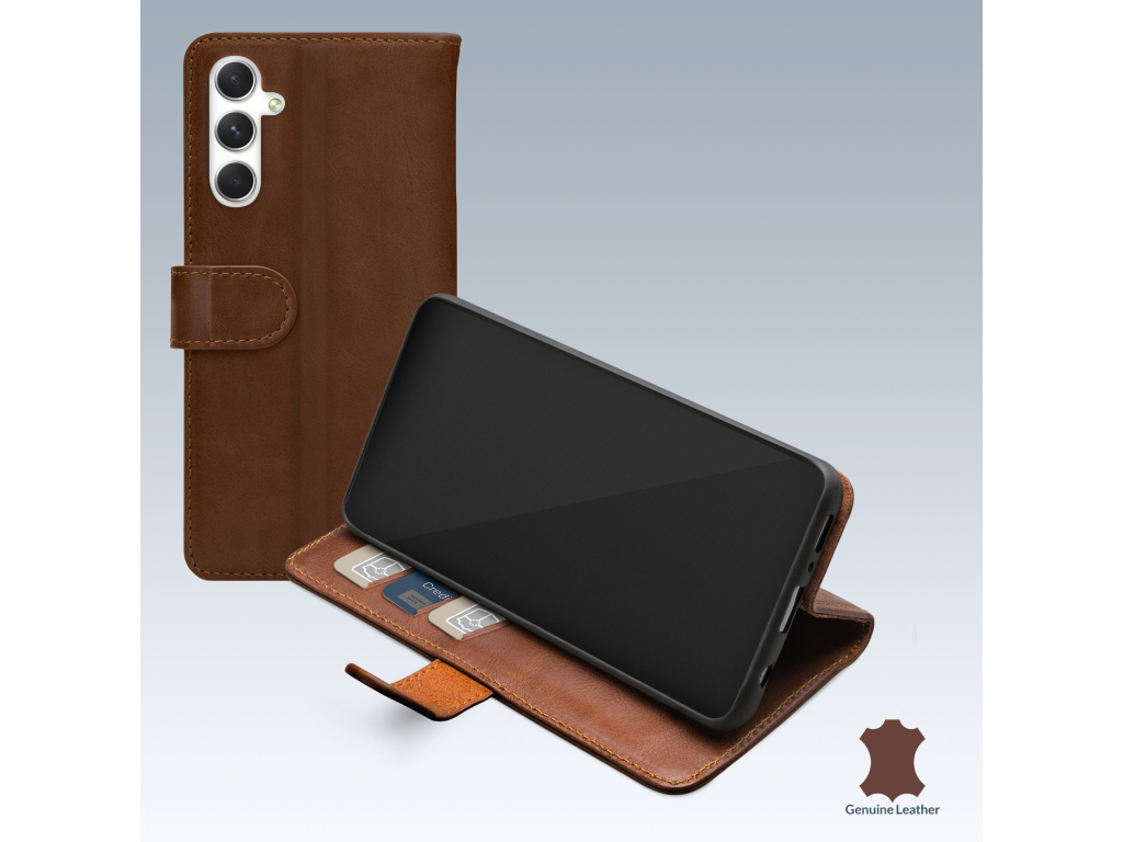 Mobilize Leather Wallet Samsung Galaxy A34 5G Brown