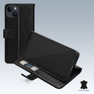 Mobilize Leather Wallet Apple iPhone 14 Plus Black