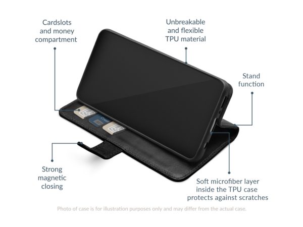 Mobilize Premium Gelly Wallet Book Case Apple iPhone 6/6S/7/8/SE (2020/2022) Black