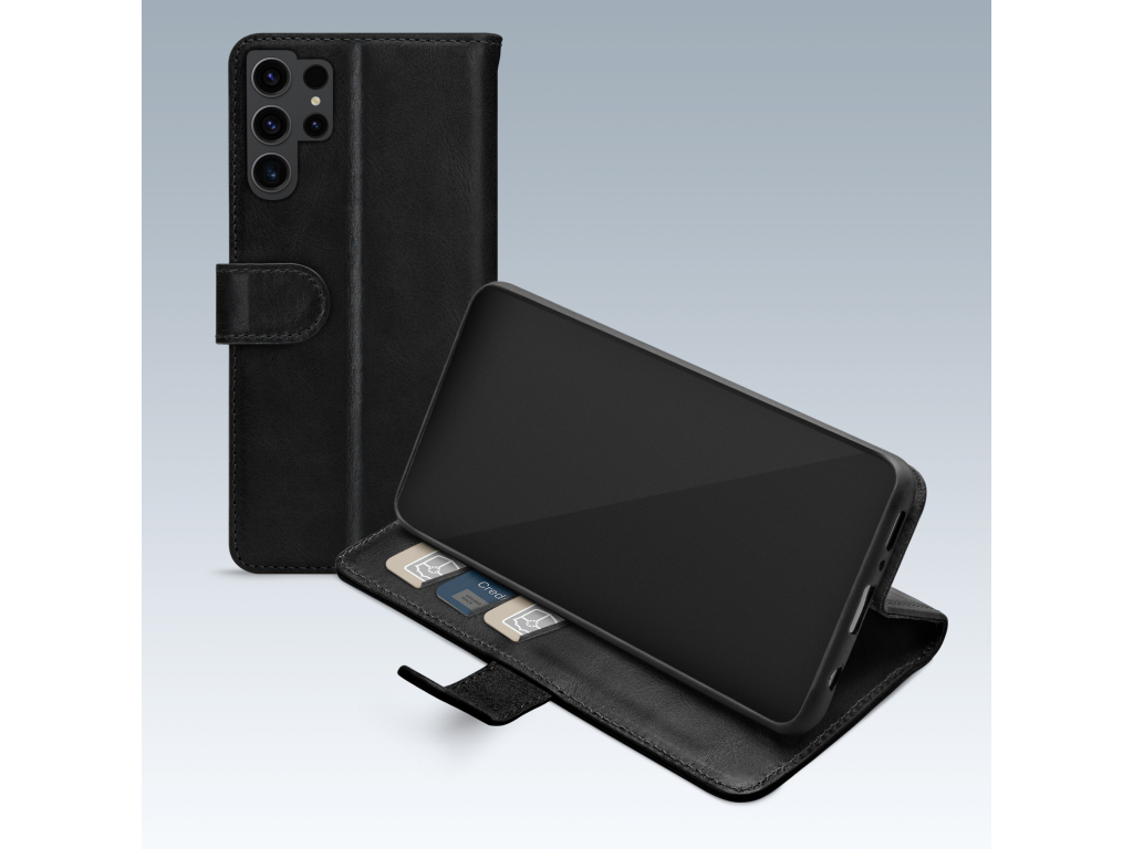 Mobilize Premium Gelly Wallet Book Case Samsung Galaxy S23 Ultra 5G Black