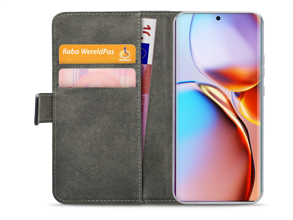 Mobilize Classic Gelly Wallet Book Case Motorola Edge 40 Pro Black