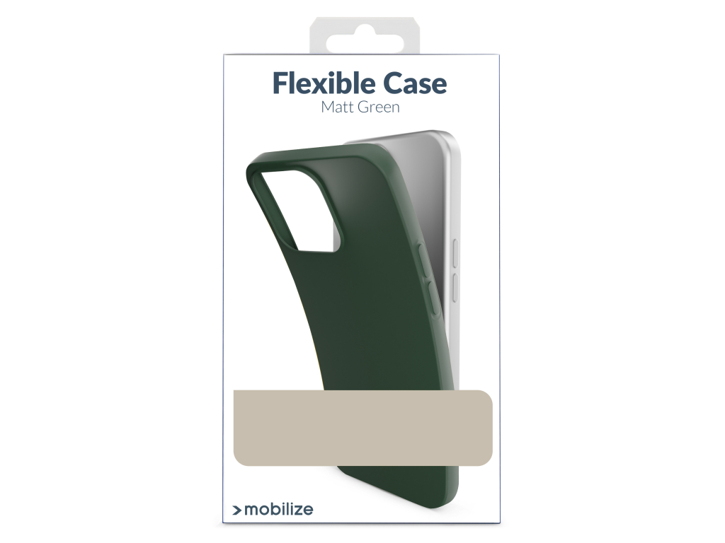 Mobilize Rubber Gelly Case Samsung Galaxy A14 4G/5G Matt Green