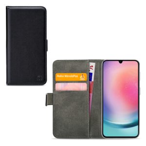 Mobilize Classic Gelly Wallet Book Case Samsung Galaxy A24 4G Black