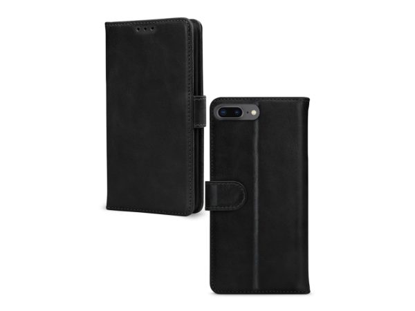 Mobilize Premium Gelly Wallet Book Case Apple iPhone 6 Plus/6S Plus/7 Plus/8 Plus Black