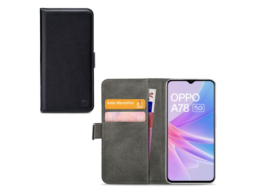 Mobilize Classic Gelly Wallet Book Case OPPO A58 5G/A78 5G Black