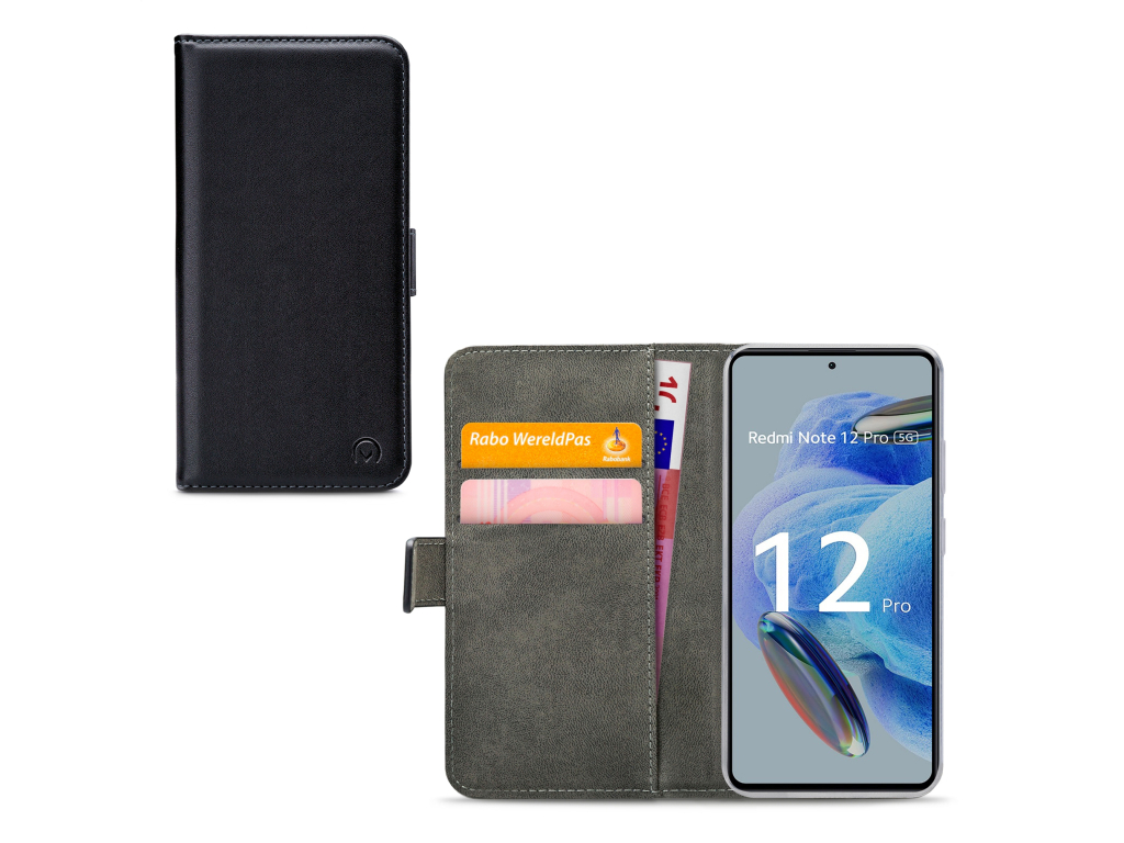 Mobilize Classic Gelly Wallet Book Case Xiaomi Redmi Note 12 Pro 5G Black