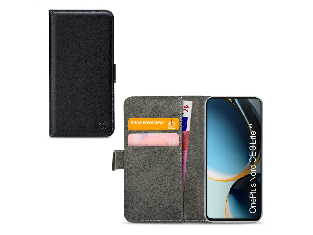 Mobilize Classic Gelly Wallet Book Case OnePlus Nord CE 3 Lite 5G Black