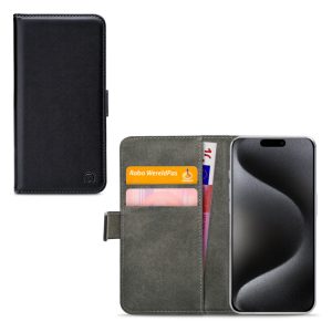 Mobilize Classic Gelly Wallet Book Case Apple iPhone 15 Pro Black