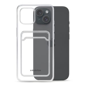 Mobilize Gelly Card Case Apple iPhone 15 Clear