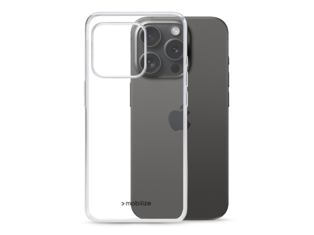 Mobilize Gelly Case Apple iPhone 15 Pro Clear