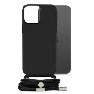 Mobilize Lanyard Gelly Case for Apple iPhone 15 Pro Max Black