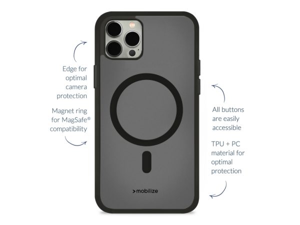 Mobilize MagSafe Compatible Hybrid Case Apple iPhone 15 Black