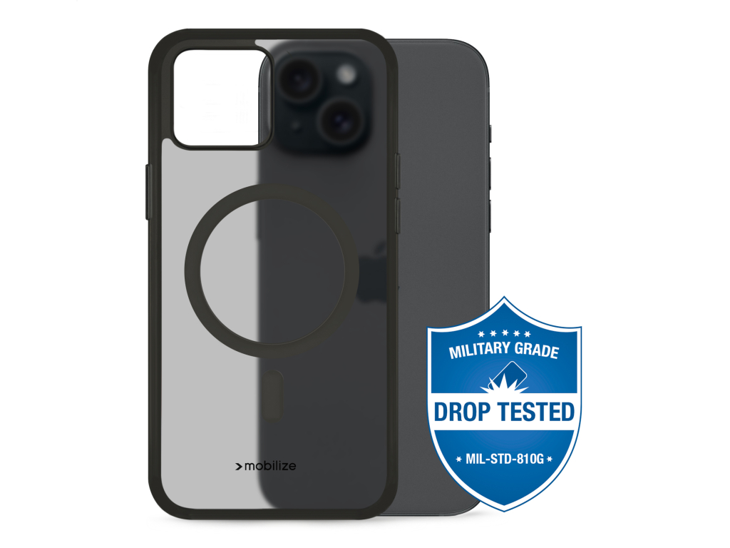 Mobilize MagSafe Compatible Hybrid Case Apple iPhone 15 Plus Black