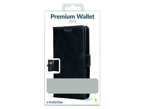 Mobilize Premium Gelly Wallet Book Case Apple iPhone 15 Plus Black