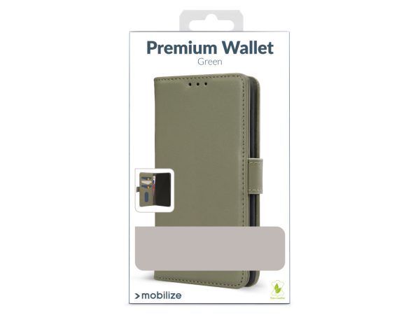 Mobilize Premium Gelly Wallet Book Case Apple iPhone 15 Pro Max Green