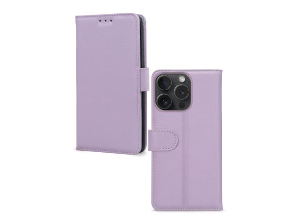 Mobilize Premium Gelly Wallet Book Case Apple iPhone 15 Pro Purple
