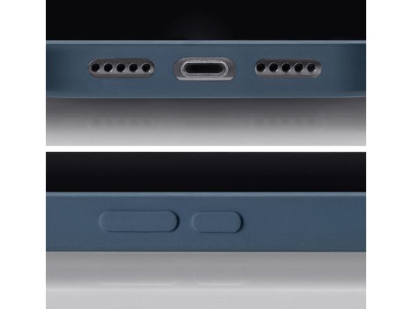 Mobilize Rubber Gelly Case Apple iPhone 15 Plus Matt Blue