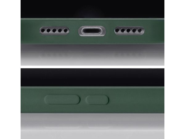 Mobilize Rubber Gelly Case Apple iPhone 15 Pro Matt Green