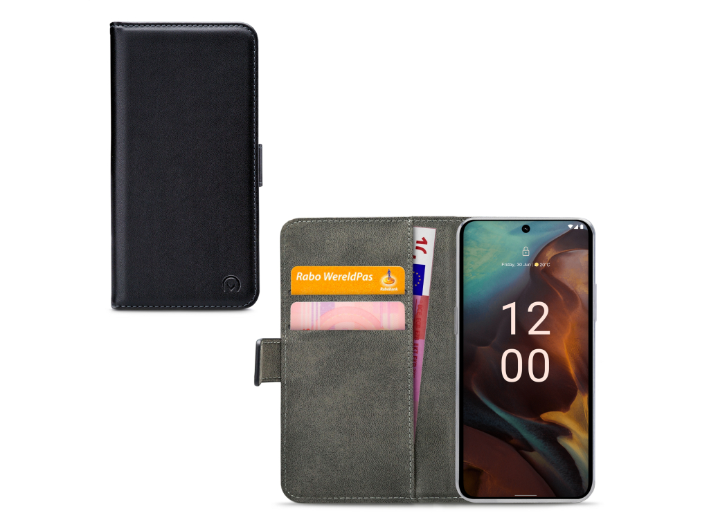 Mobilize Classic Gelly Wallet Book Case Nokia XR21 Black