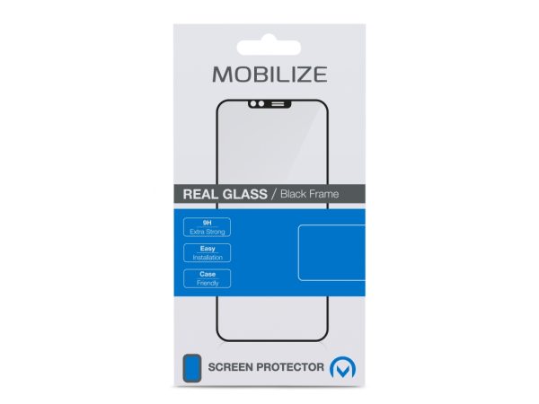 Mobilize Edge-To-Edge Glass Screen Protector Apple iPhone XR/11 Black Full Glue