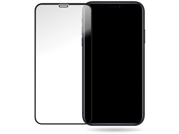 Mobilize Glass Screen Protector - Black Frame - Apple iPhone XR/11