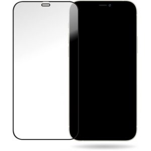 Mobilize Glass Screen Protector - Black Frame - Apple iPhone 12/12 Pro