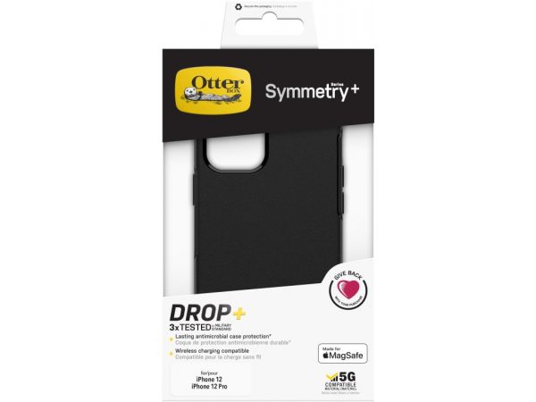 OtterBox Symmetry+ Case Apple iPhone 12/12 Pro Black