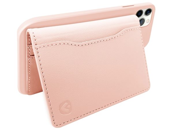 Valenta Card Wallet Snap Pink