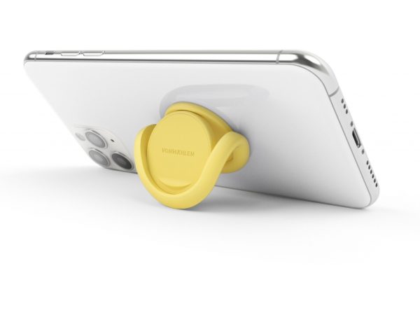 Vonmählen Backflip Signature Phone Grip + Magnetic Dot Vanilla Cream