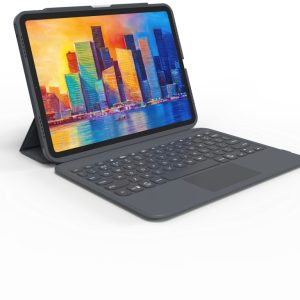 ZAGG Pro Keys Bluetooth Keyboard Case with TrackPad for Apple iPad Pro 12.9 (2021/2022) QWERTY Black
