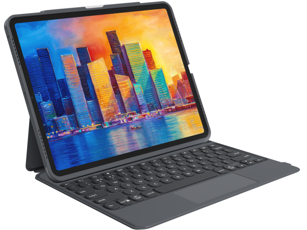 ZAGG Pro Keys Bluetooth Keyboard Case with TrackPad for Apple iPad 10.2 Serie QWERTY Black