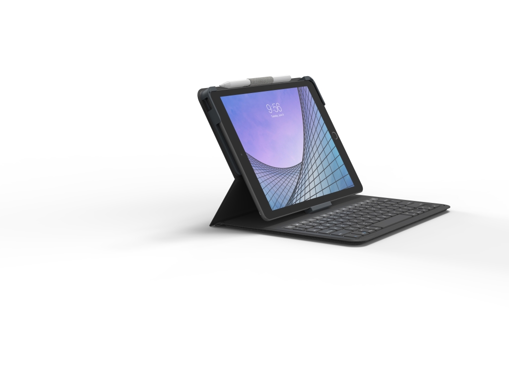 ZAGG Messenger Folio 2 Bluetooth Keyboard Case for Apple iPad 10.2/Pro/Air 10.5 Serie QWERTY Black