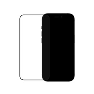 Mobilize Edge-To-Edge Glass Screen Protector Apple iPhone 14 Pro Black Full Glue