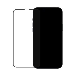 Mobilize Edge-To-Edge Glass Screen Protector Apple iPhone 13 Pro Max/14 Plus Black Full Glue