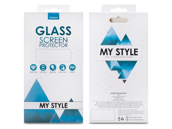 My Style Tempered Glass Screen Protector for Apple iPhone 13/13 Pro/14 Clear (10-Pack)