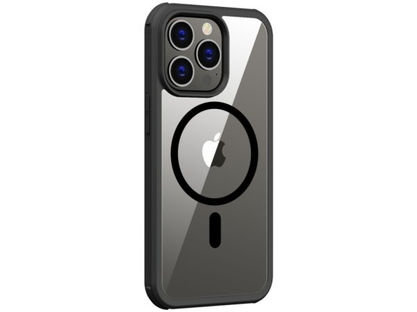 Valenta Tempered Glass Full Cover MagSafe Bumper Case Apple iPhone 14 Pro Black